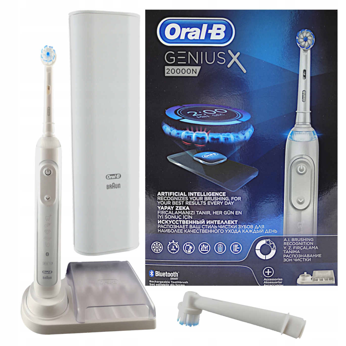 

Szczoteczka Braun Oral-B Genius X 20000N White Ai