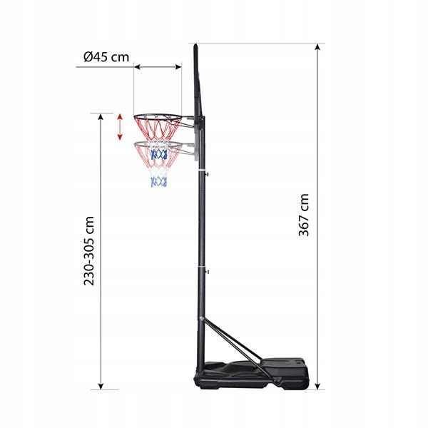 ZDKA21 KOSZ DO KOSZYKÓWKI regulowany Kod producenta 10-20-013