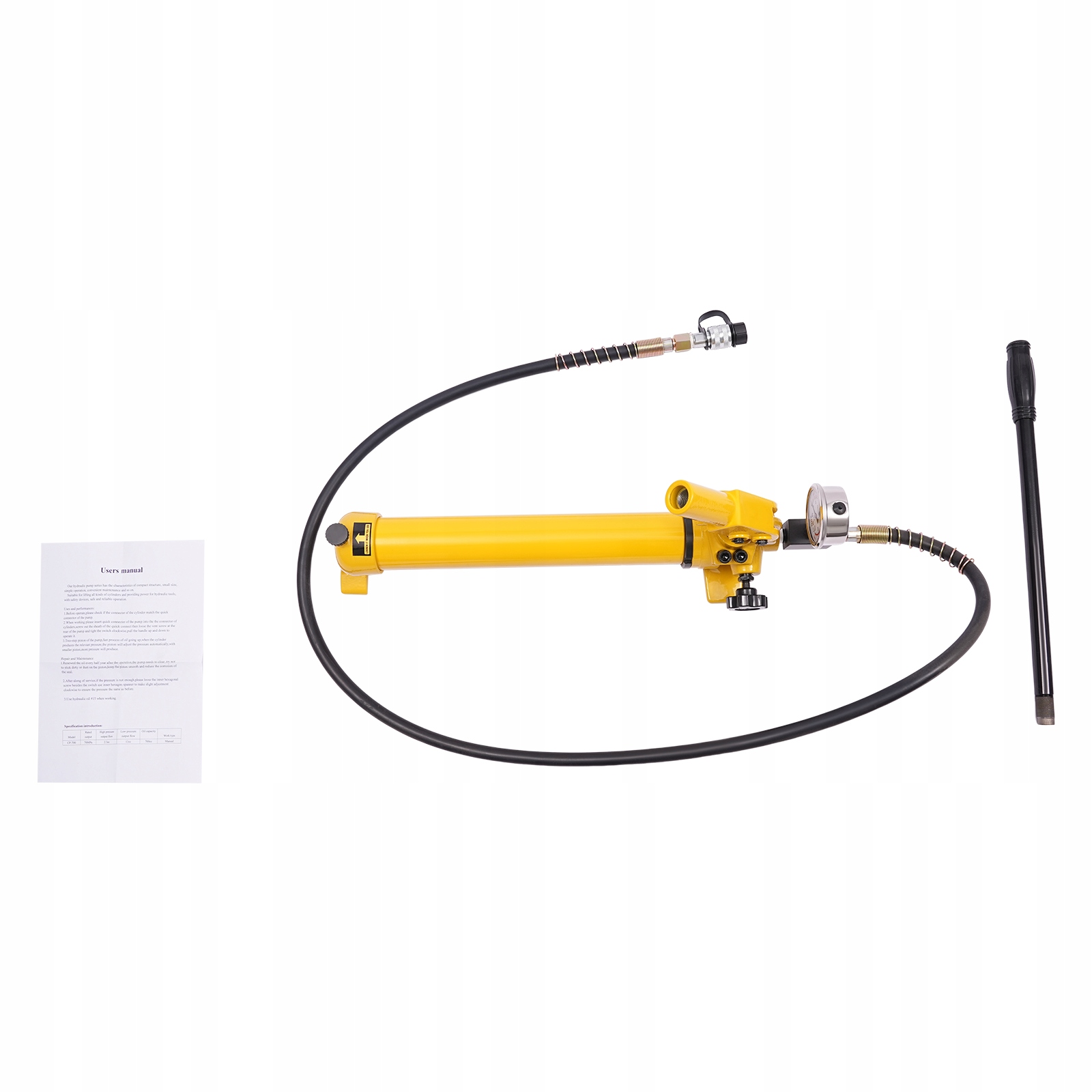 CP-700 700cc Ręczna Pompa Hydrauliczna 700 bar z Manometrem