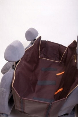 

Mata Anti Slip z bokami 137x167 brązowa samochodow