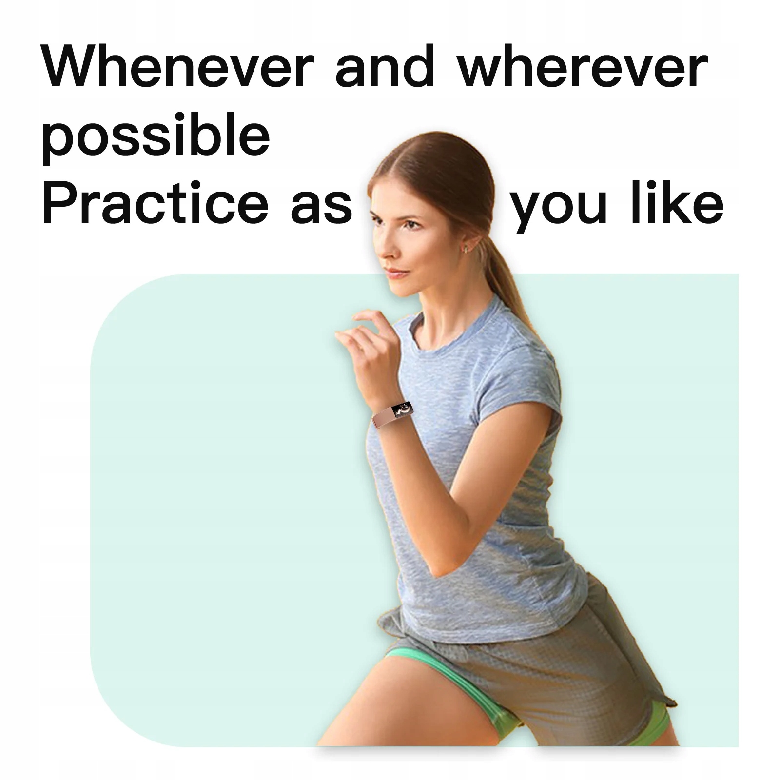 C80 Amoled Smart Bracelet for Women Tracker Smart Watch Always on Display P Kolor dominujący czarny