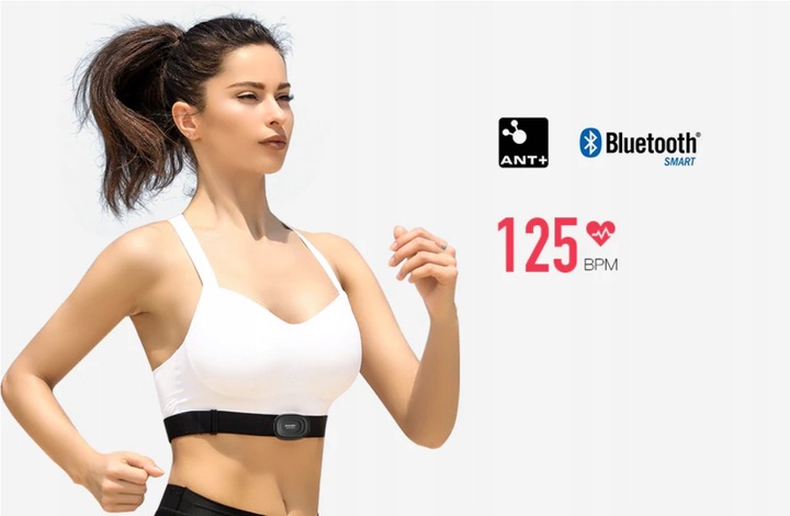 Shanren Beat 10: czujnik monitor tętna ANT+ BLE4.0 Model SR-HRM10