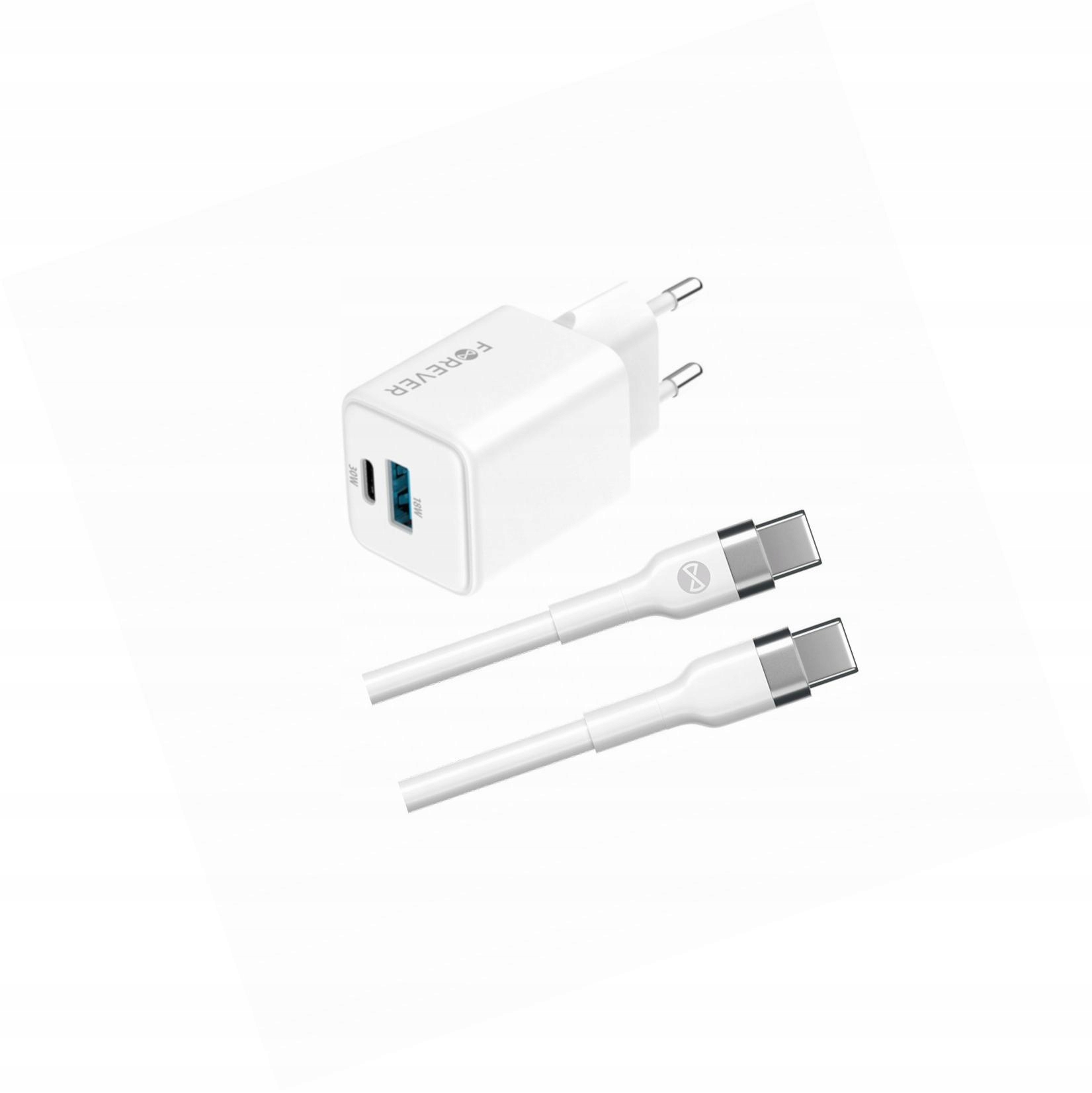 Szybka ładowarka GaN 30W 2 wejścia długim z kablem 2m do Honor Magic 5 Pro