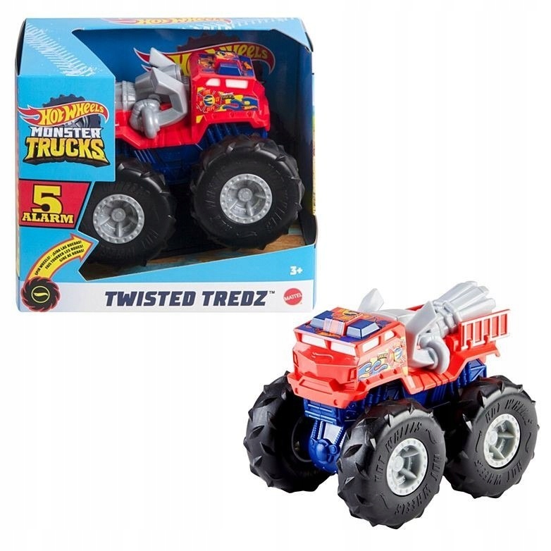 HOT WHEELS MONSTER TRUCK POJAZD TWISTER ALARM 1:43 DLA DZIECI OD 3 LAT