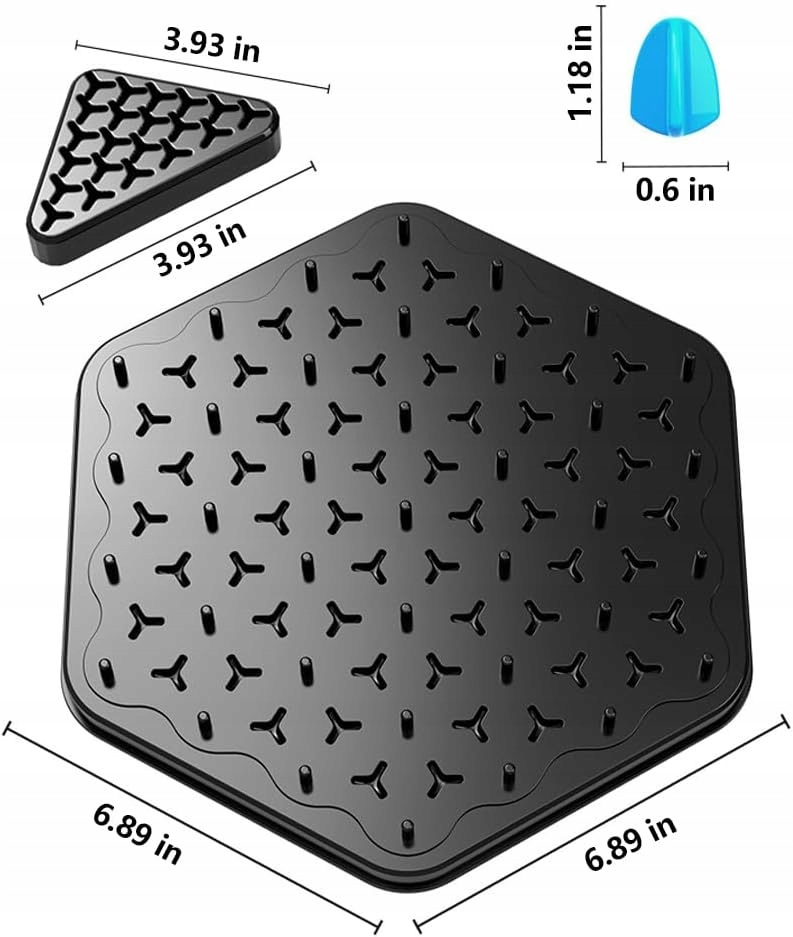 BITWA WIELOOSOBOWA DESKTOP BOARD TRIANGLE CHESS INTERACTIVE PEGBOARD GAMES Typ Dodatek