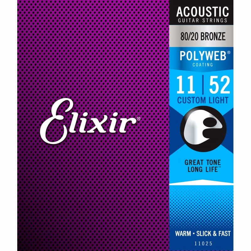 Struny Elixir PolyWeb 80/20 Bronze 11-52 11025