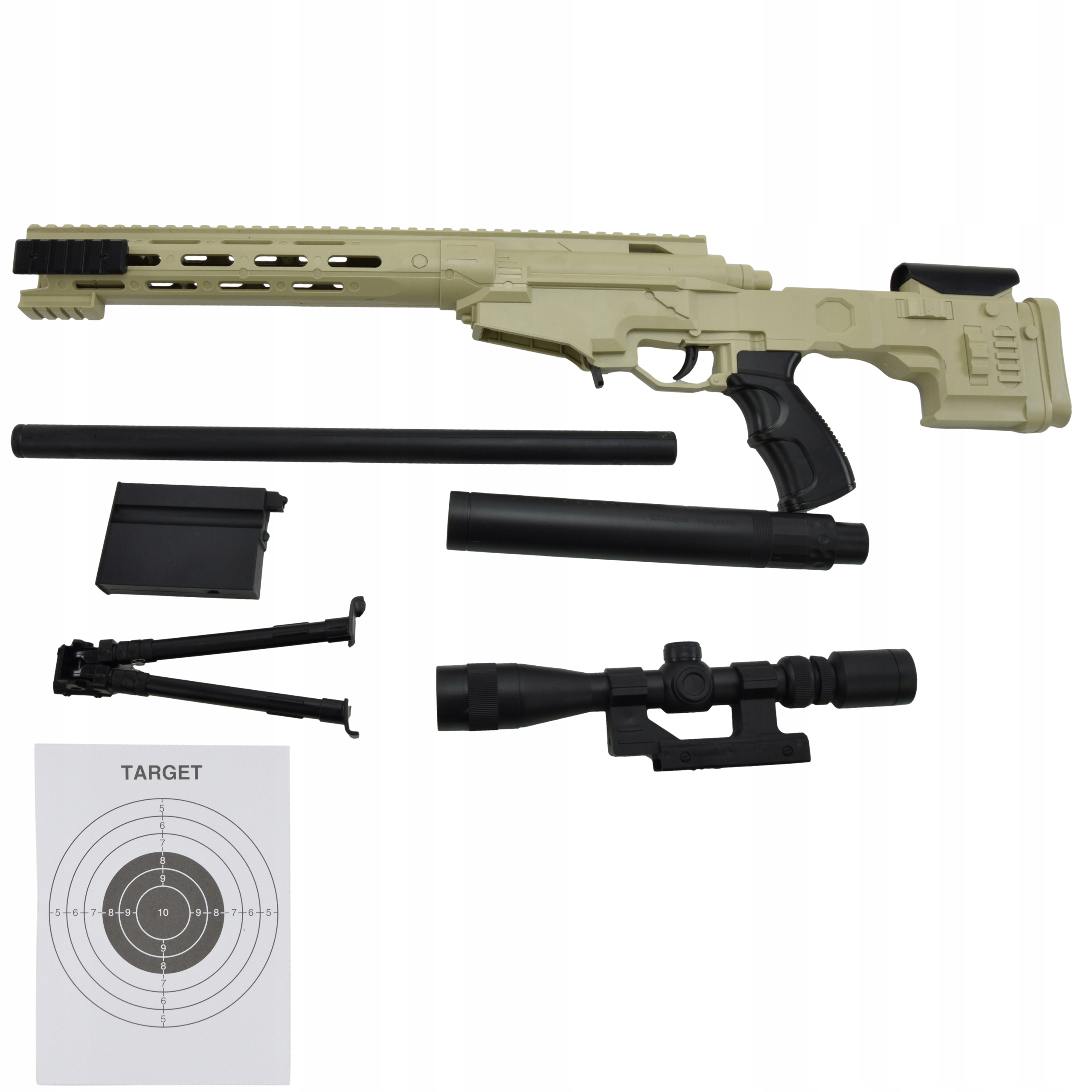 KARABIN SNAJPERKA DUŻA NA KULKI AIRSOFT REPLIKA PISTOLET GRATIS 800 Seria SNAJPERKA NA KULKI DUŻA