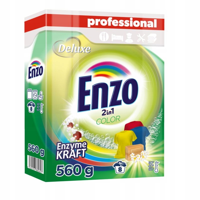 

Deluxe Enzo Kolor proszek do prania 560g 8 prań