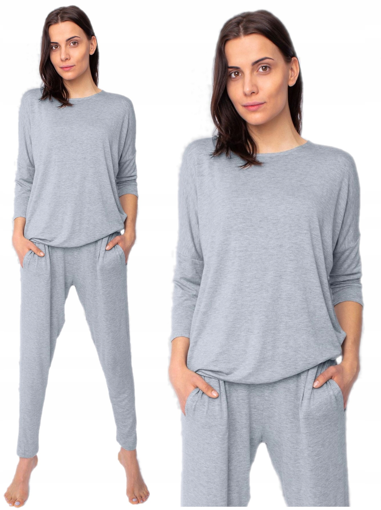 

Italian Fashion Dres Damski Styl melanż M