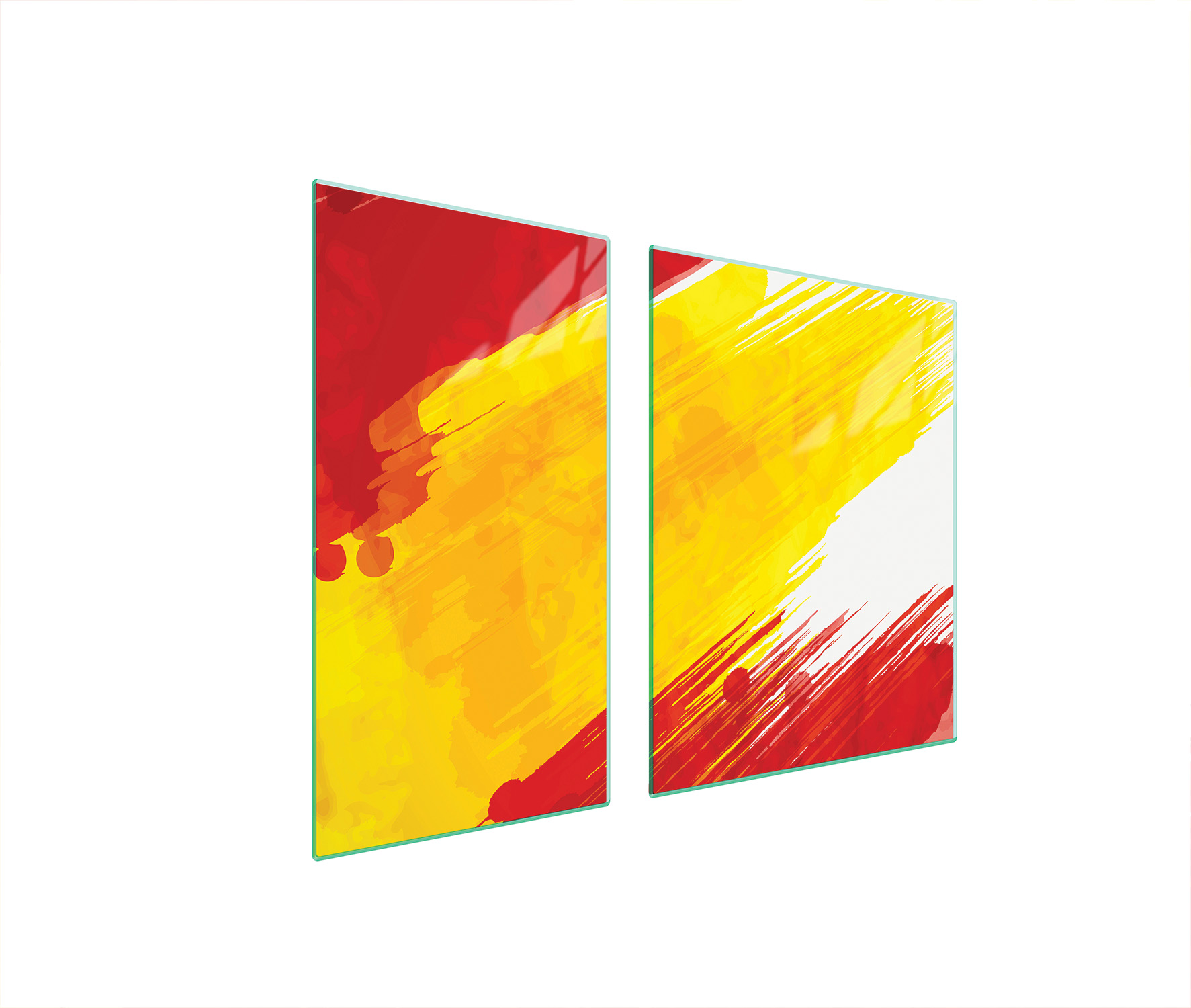 Skleněná Ochranná Deska Na Sporák 90x52 Barevná Tvrzené Sklo