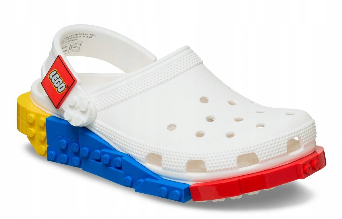 Crocs Lego Creativity Clog 211873-100 bílé unikátní nazouváky M8 41-42