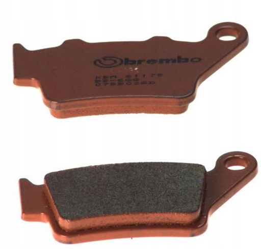 07BB02SD - Гальмівні колодки шинка BREMBO задній Yamaha XT 660X 2004-2011