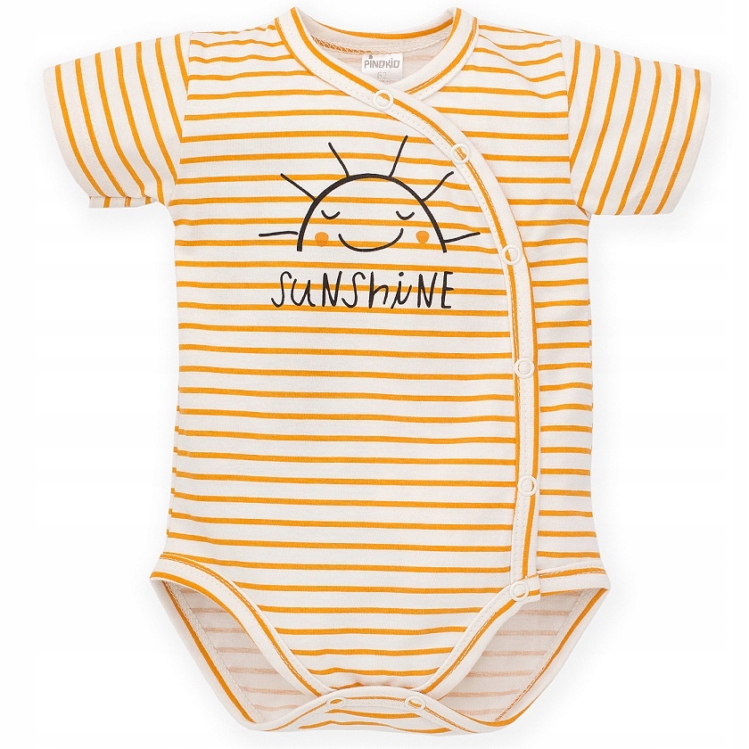 Body Summer Nice Day w paski żółte 56