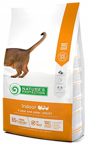 Nature's Protection Indoor Poultry 2kg Krmivo Suchá drůbež Dospělé Kočky Domácí