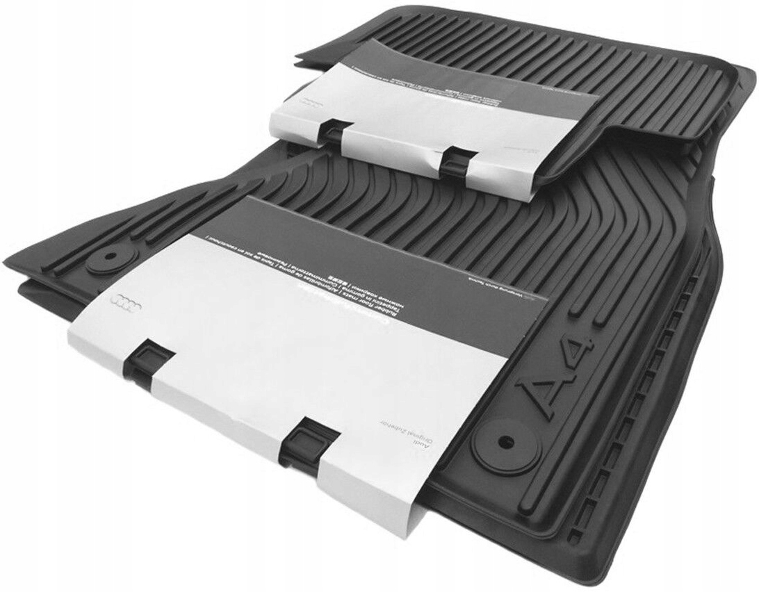 DYWANIKI GUMOWE PRZÓD+TYŁ AUDI A4 B8 ORYGINAŁ