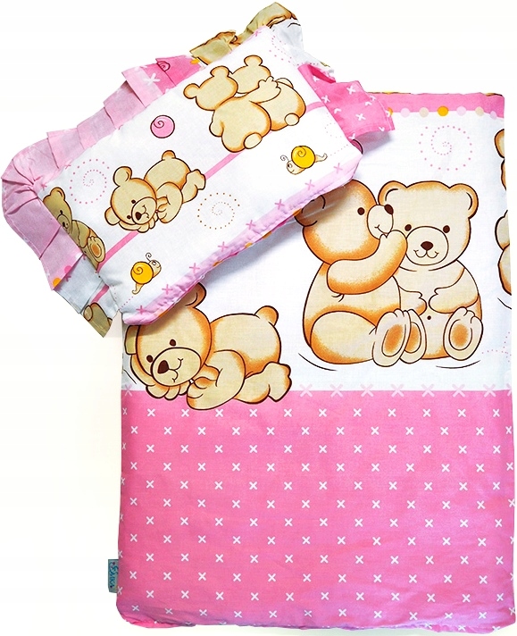 Pościel do Wózka Gondoli Kołyski Dostawki Kosza 100% BAWEŁNA z Wypełnieniem Stan opakowania oryginalne