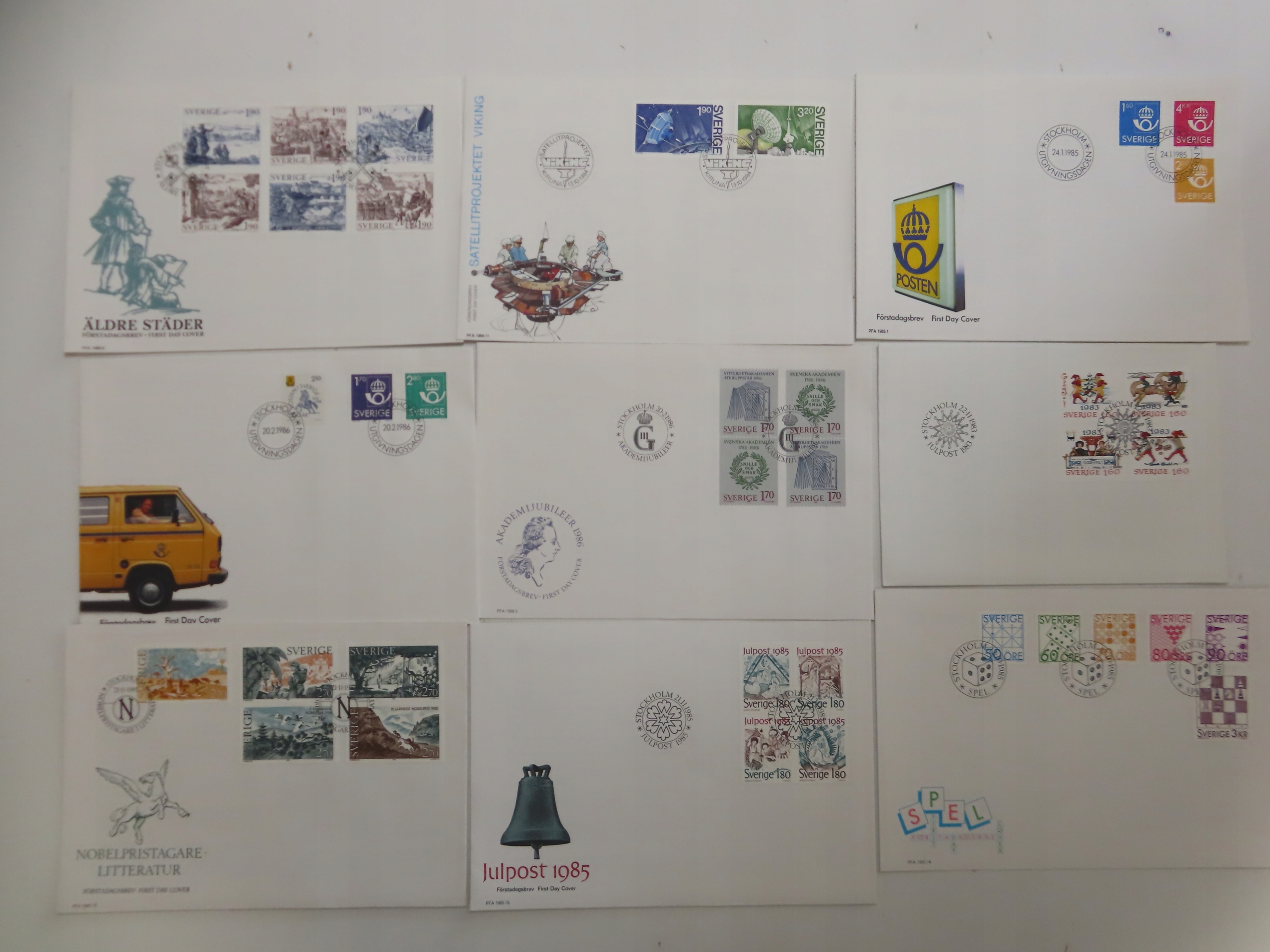 FDC Szwecja kas. B9528