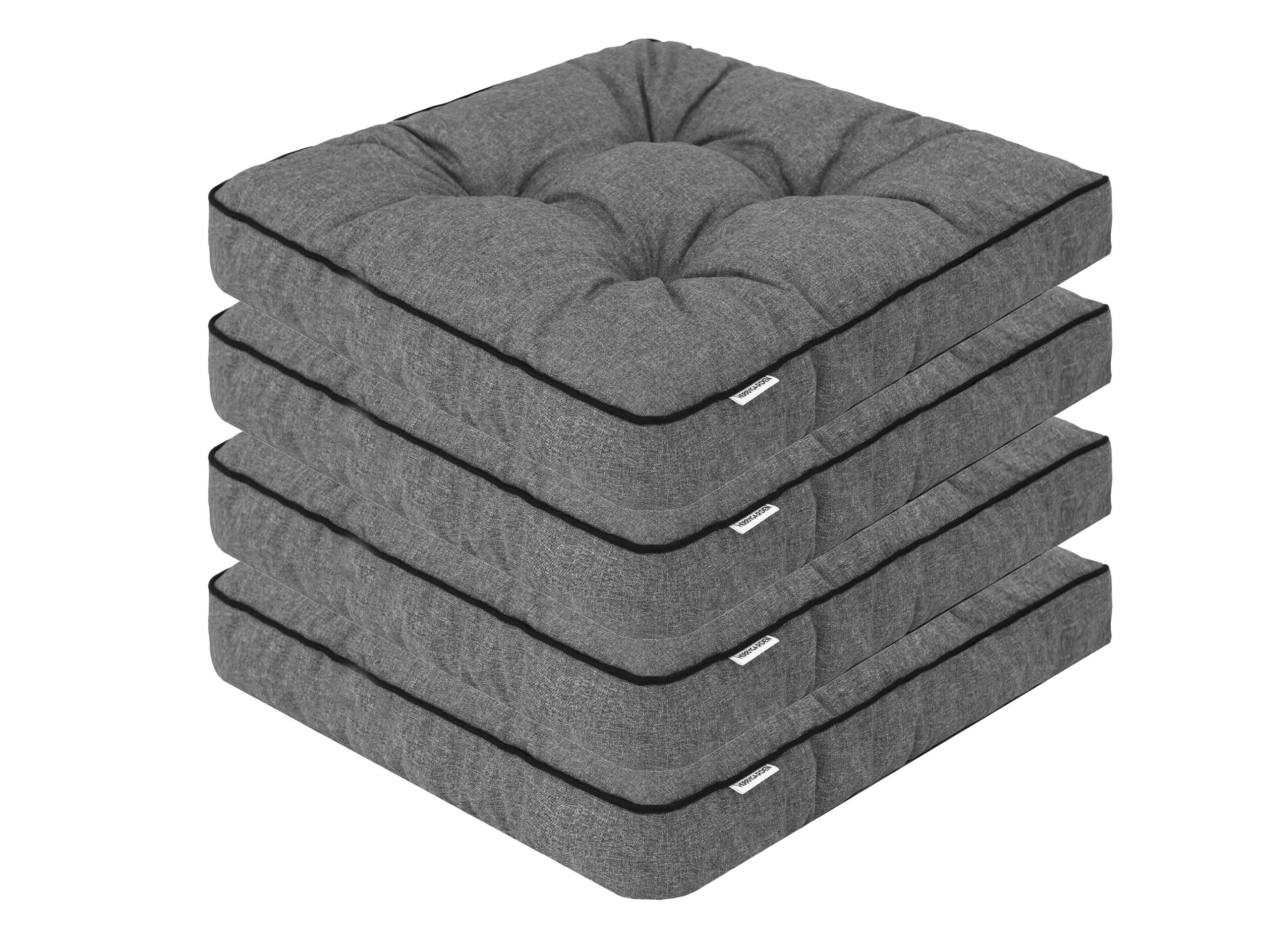 Sada 4 záhradných vankúšov, vankúš na kreslo, vankúš na stoličku