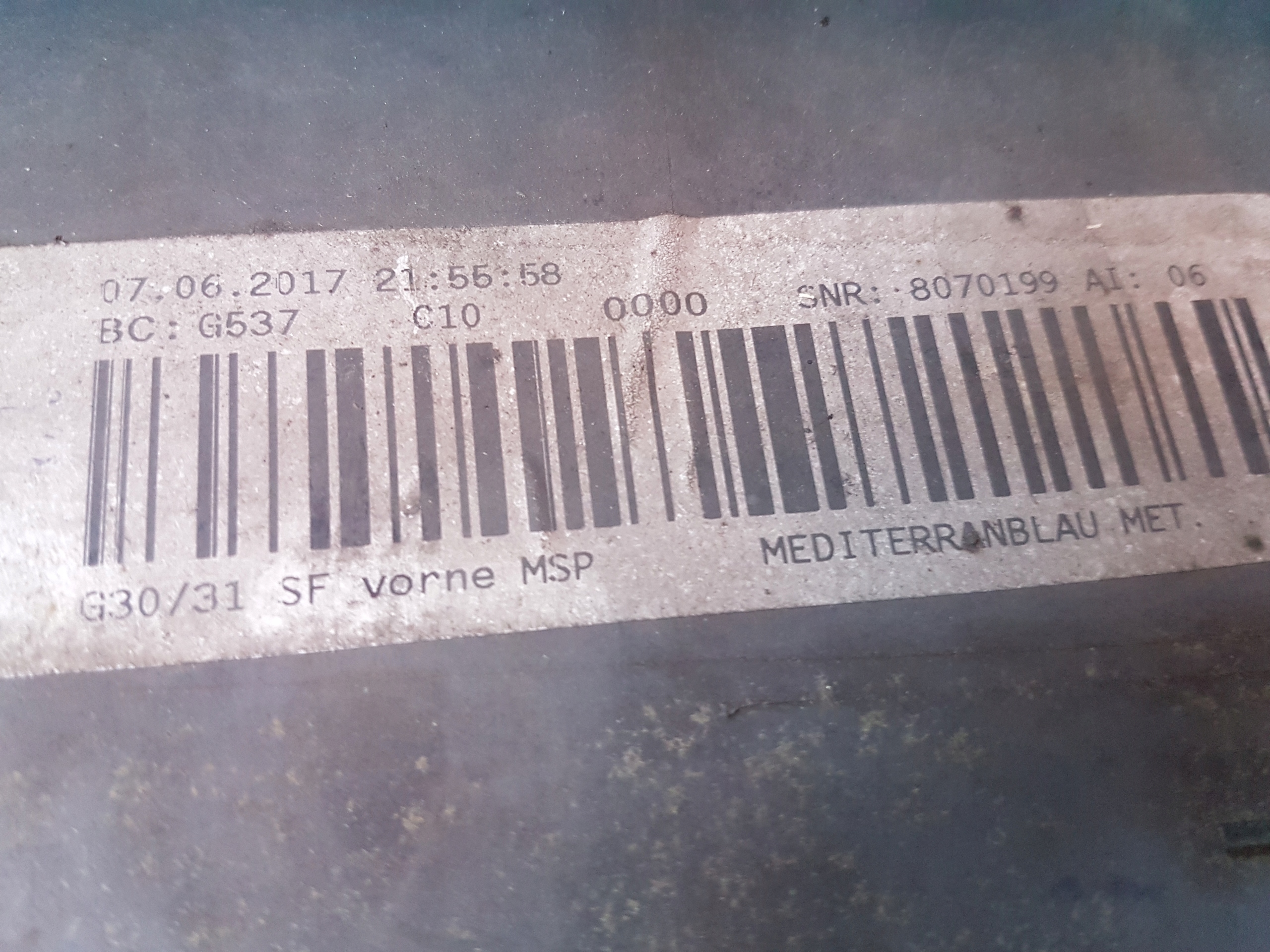 front bumper BMW G30 G31 m-packet