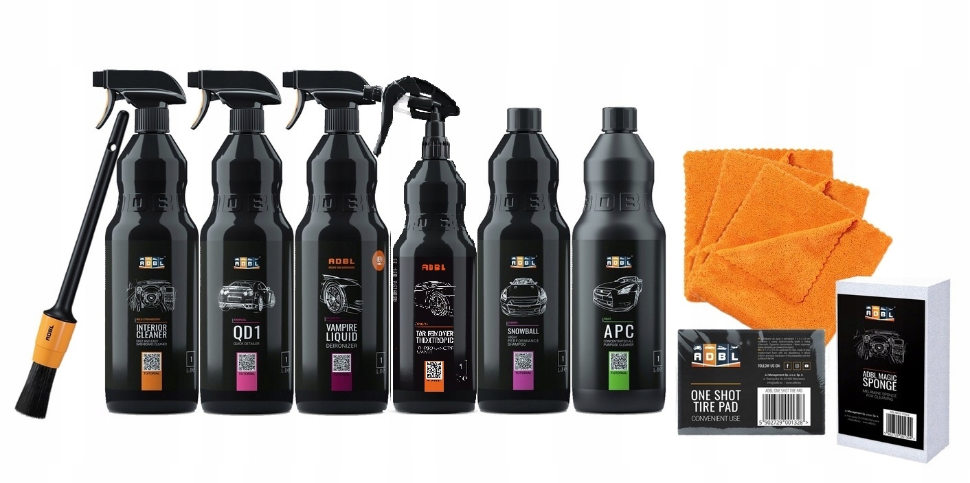 ADBL ZESTAW KOSMETYKÓW DO DETAILINGU NA POCZĄTEK