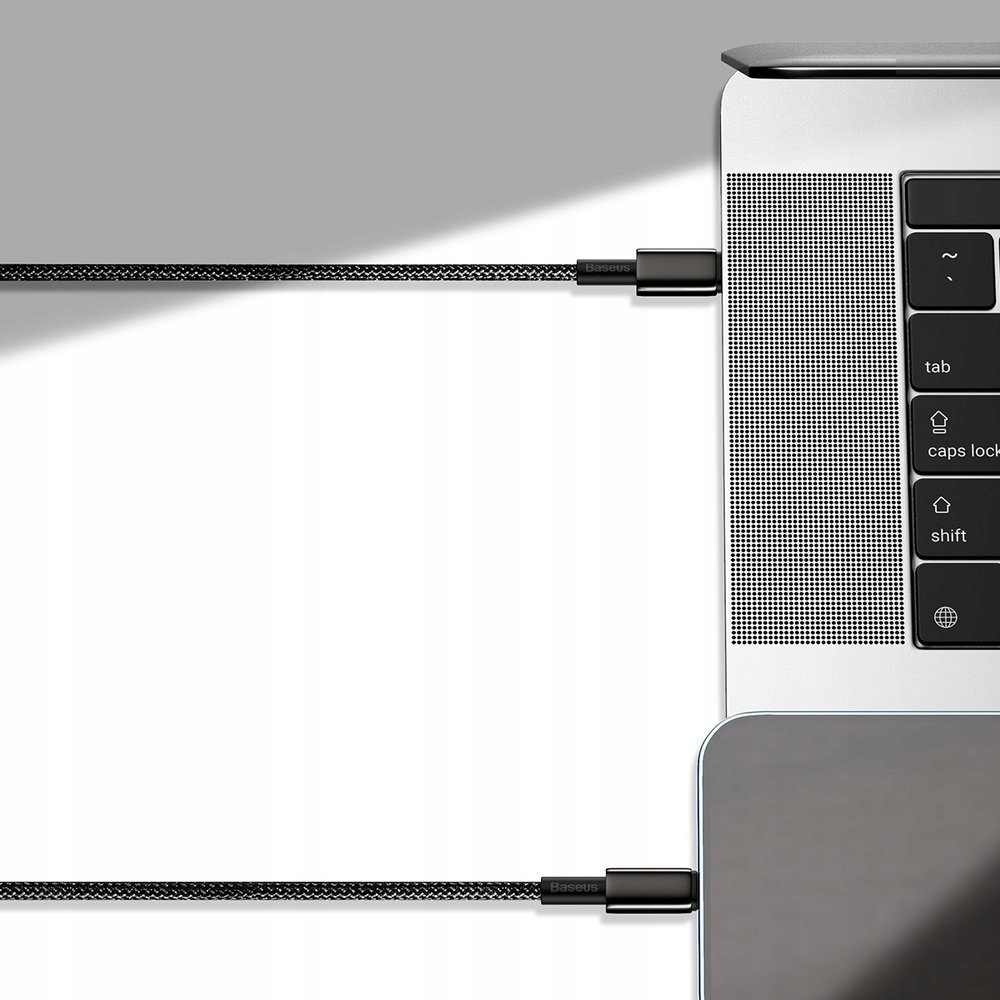 BASEUS Kabel Typ-C USB-C QC PD 4.0 5A 100W 1m Kolor czarny