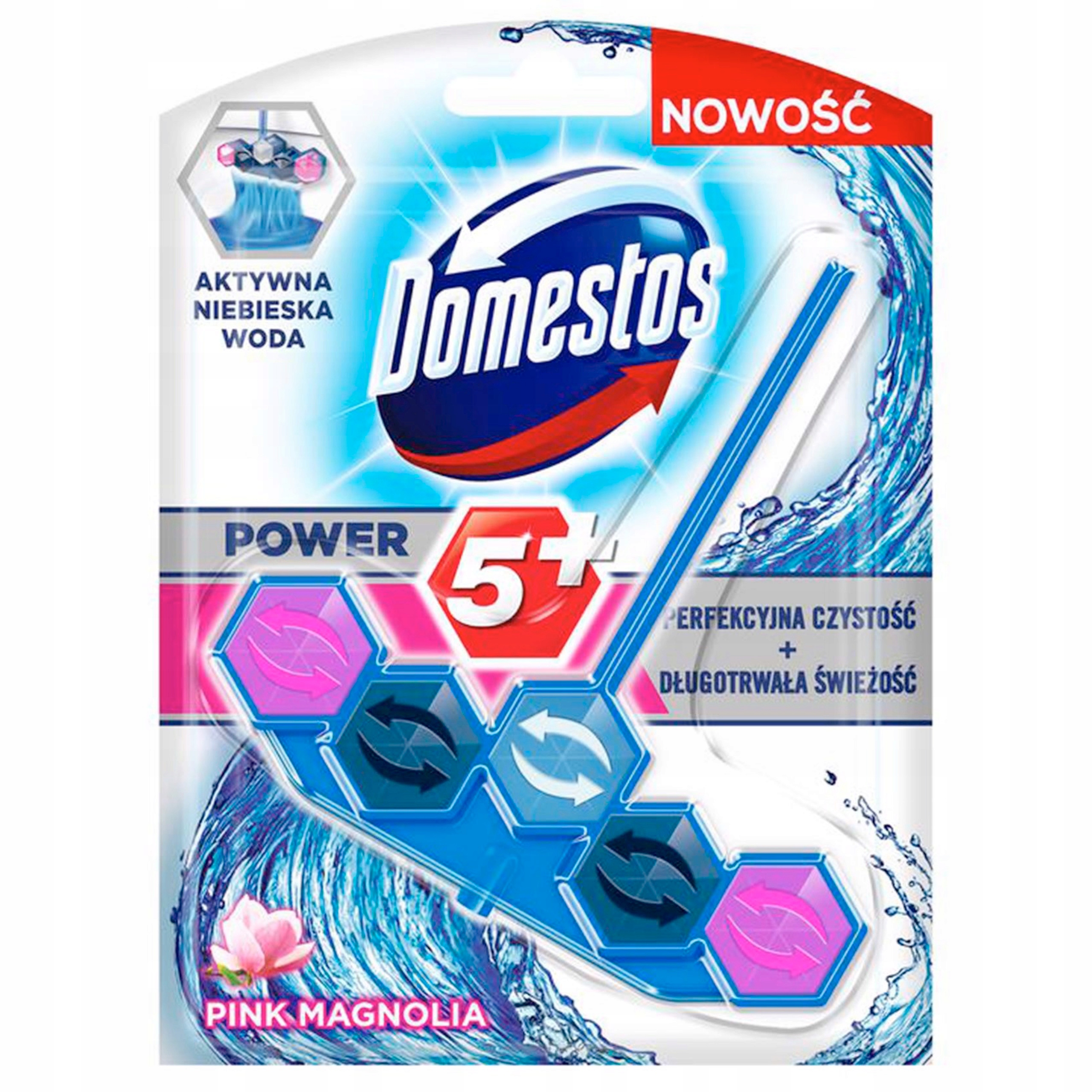 

Domestos Power 5+ Kostka Niebieska Woda Magnolia