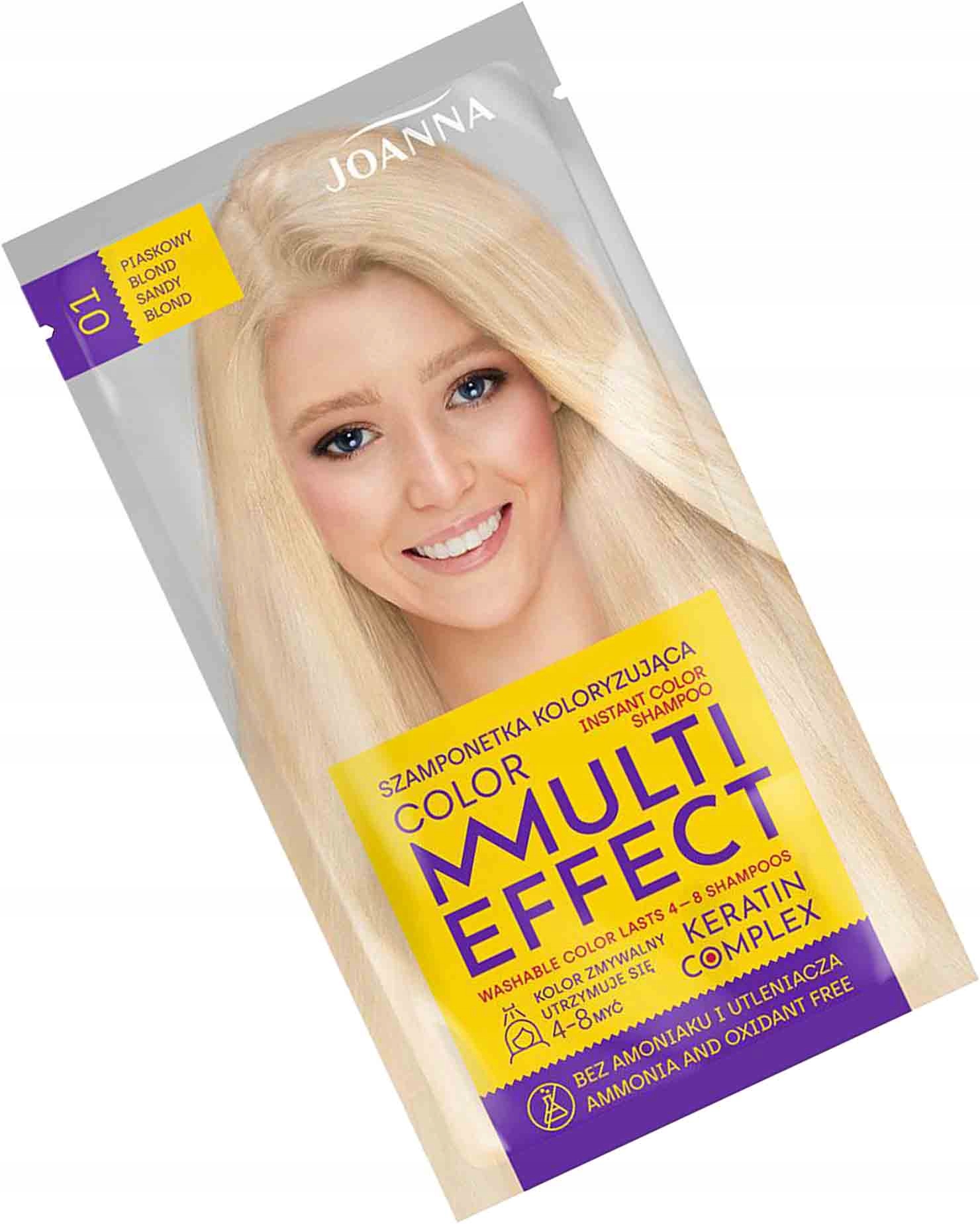 

Joanna Multi Effect Szamponetka Piaskowy Blond 01