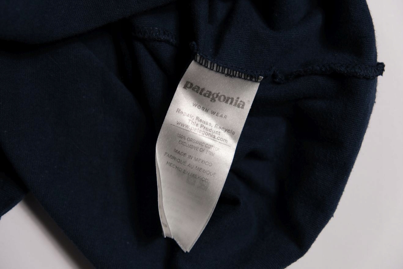 PATAGONIA__KOSZULKA MĘSKA LONGSLEEVE REGULAR FIT__S Kolor niebieski