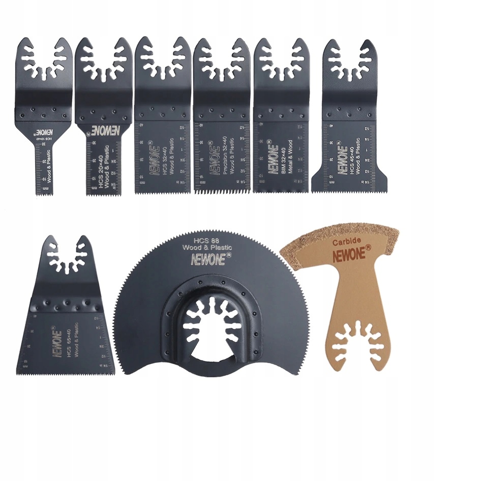 Sada pro oscilační brusku zařízení 9ks