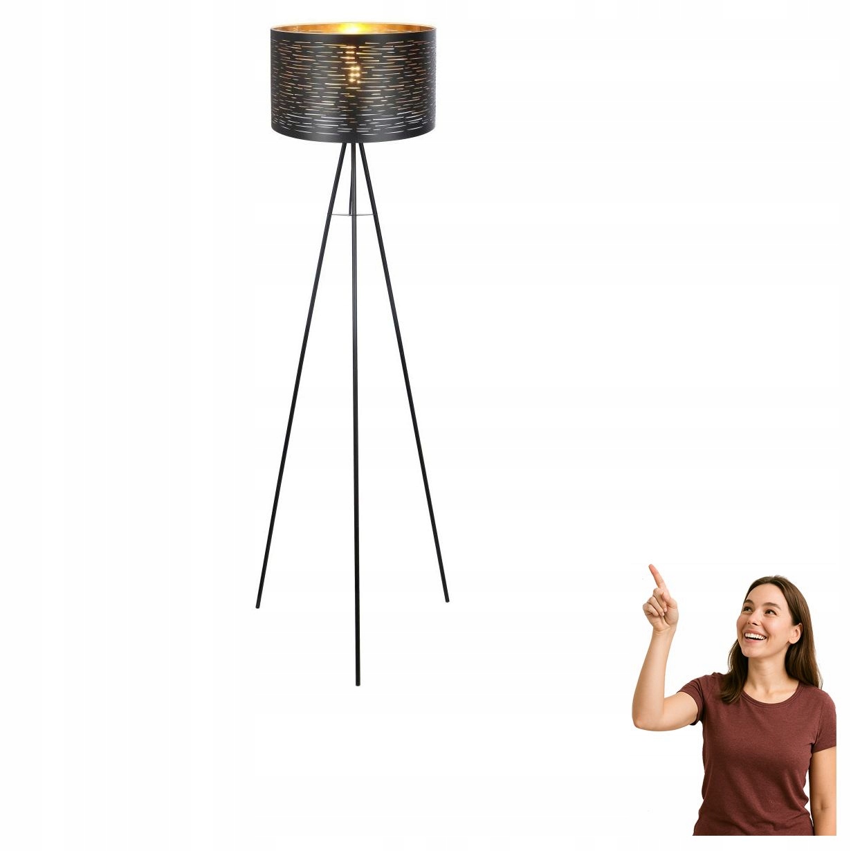 Podlahová lampa Tunno 15342S Globo