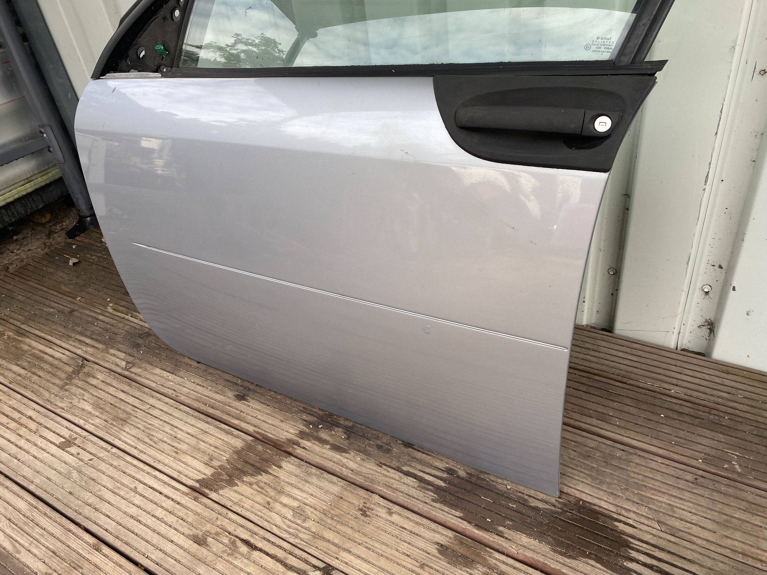 SMART FORFOUR and complete door left front front SREBRNY