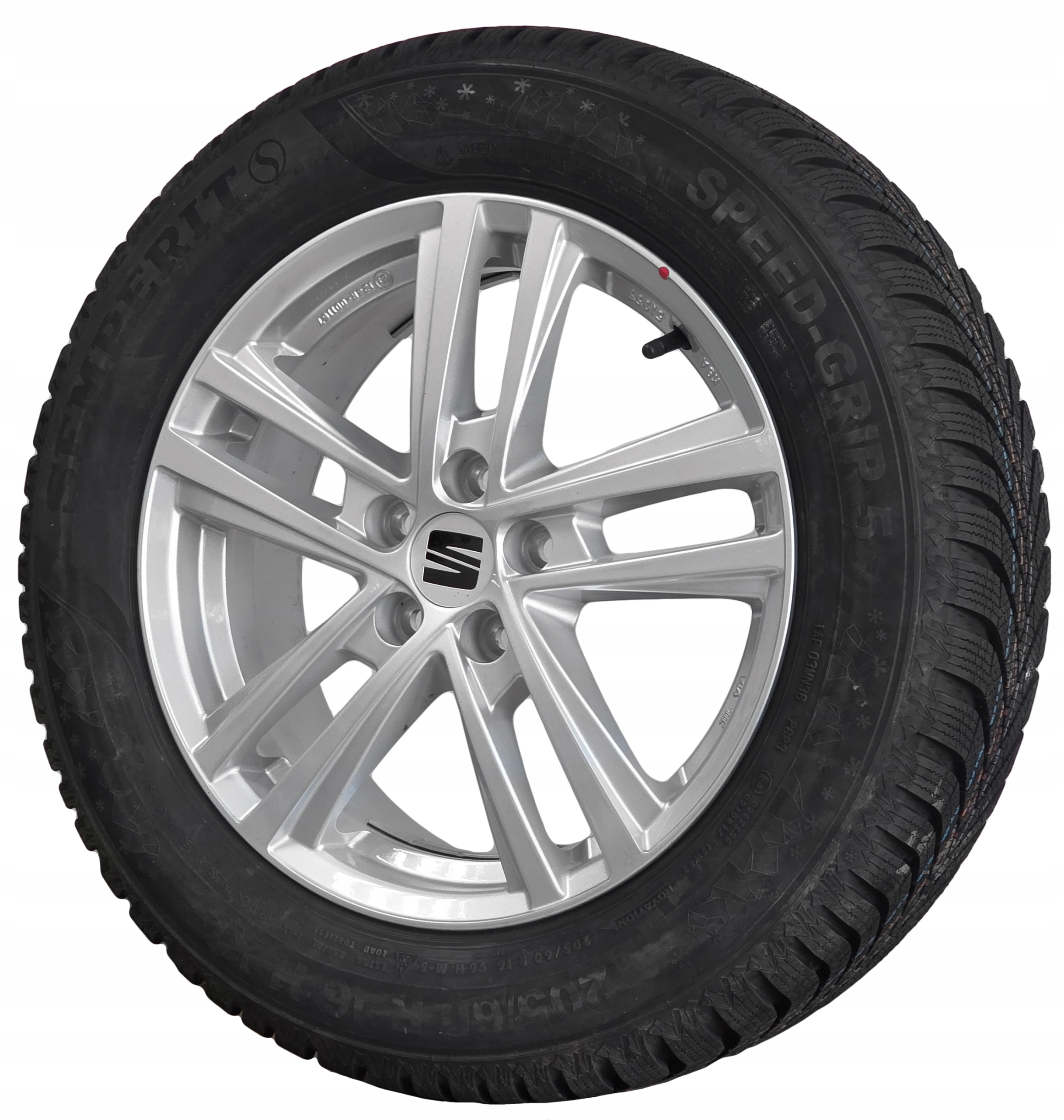 Nové Zimné Kolesá Seat Arona 5x100 205/60R16 Semperit 16 Palcov 2023 Rok