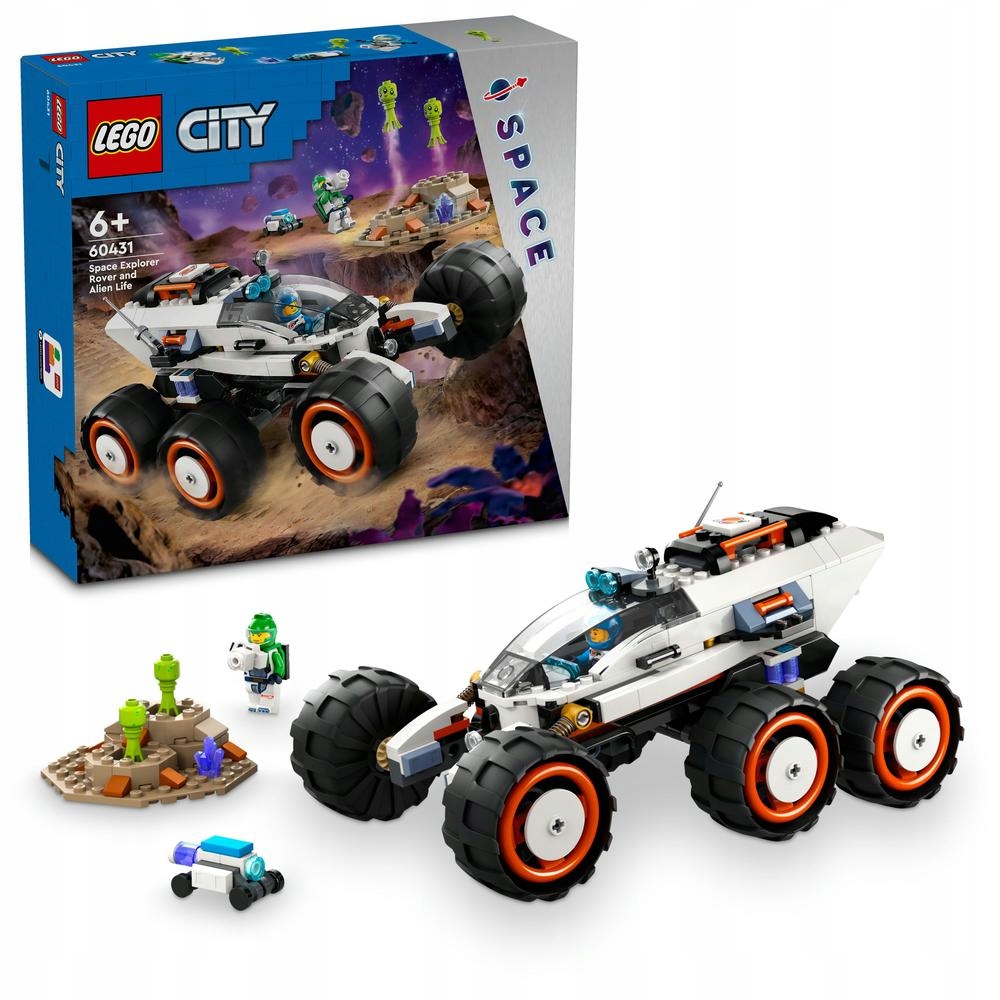 Lego City 60431 Průzkumné vesmírné vozidlo a mimozemský život
