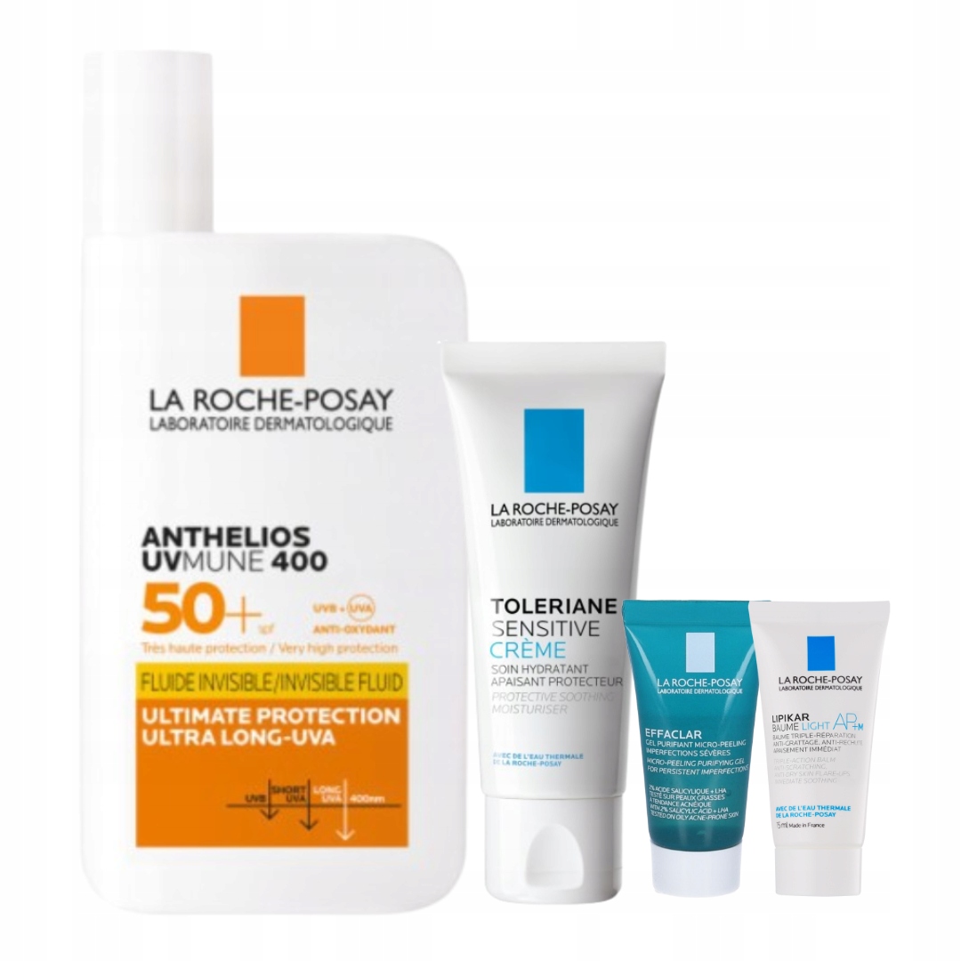 La Roche-Posay Anthelios Fluid ochronny SPF50+, Krem Toleriane nawilżający