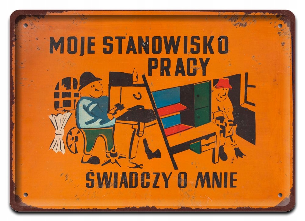Prl Bhp Plakat Metalowy Obrazek #15040