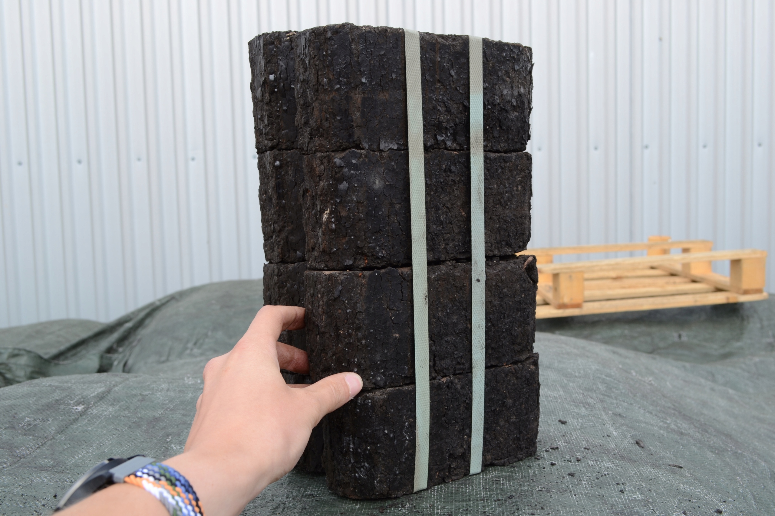 Brykiet TORFOWY węgiel 500 kg TANI OPAŁ Typ produktu brykiet