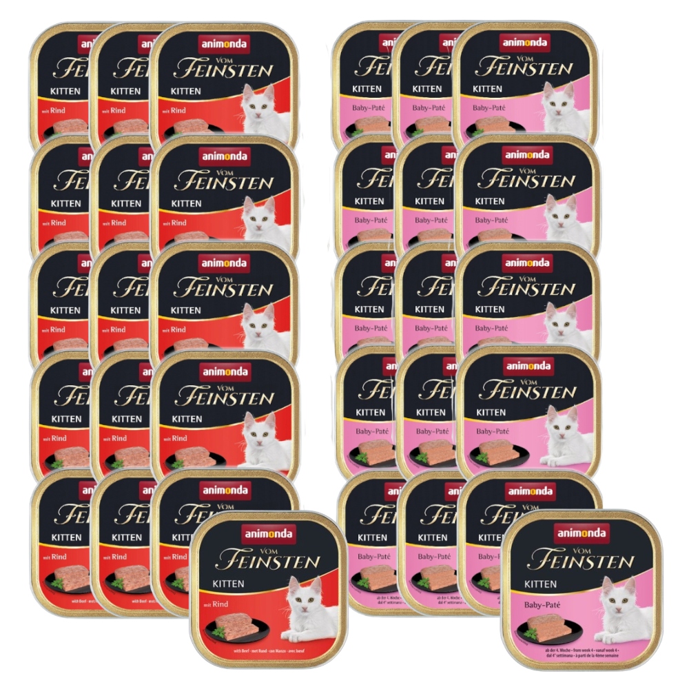 Animonda Vom Feinsten Kitten mix chutí mokré krmivo pro kočky 32x100 g