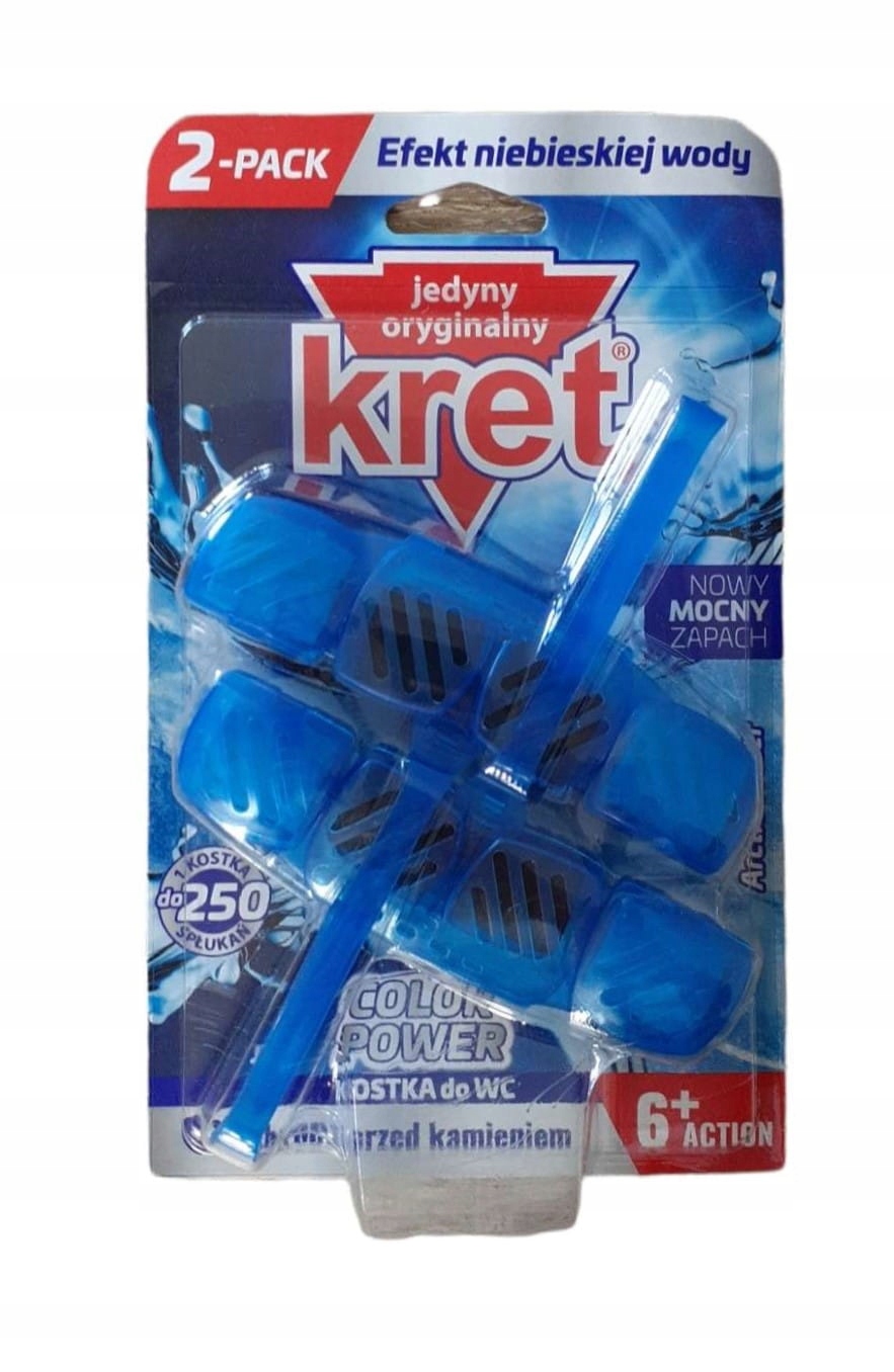 

Kret Color Power kostka do Wc Arctic Water 2-pack