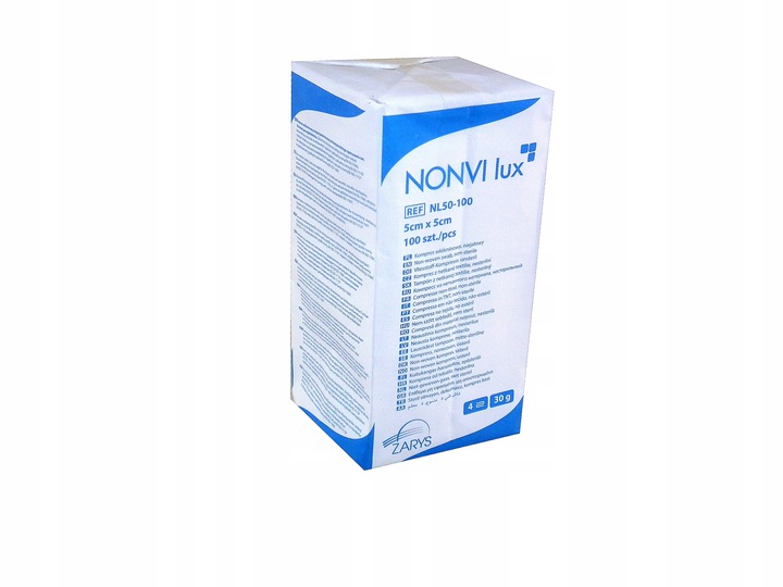 

Kompres Gazik Włókninowy Niejałowy 5x5cm 100szt