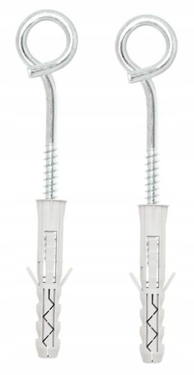 HAKI MOCOWANIE huśtawki do betonu 140kg max obc.