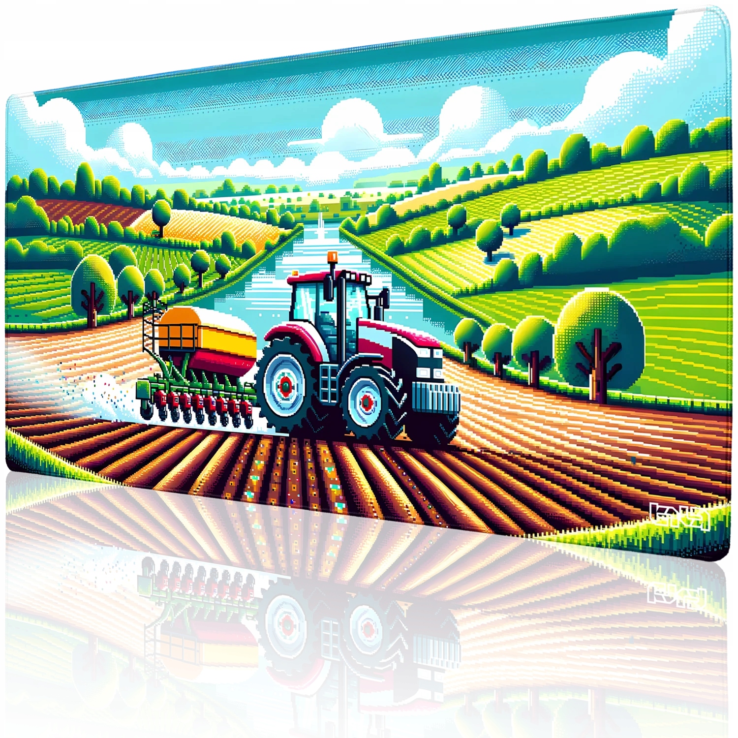 Podložka Pod Klávesnici Simulátor farmy 100x50 Tilt Protiskluzová