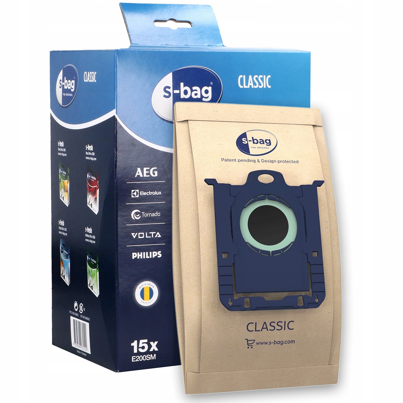 

15x Worki Electrolux S-bag E200SM Megapaka