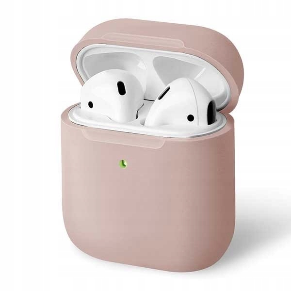 

Uniq etui Lino do AirPods 1/2 gen. Silicone różowy