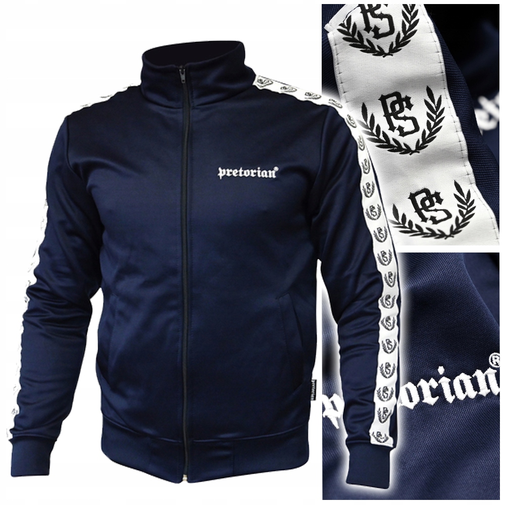 

Bluza rozpinana męska z lampasami Pretorian r.M
