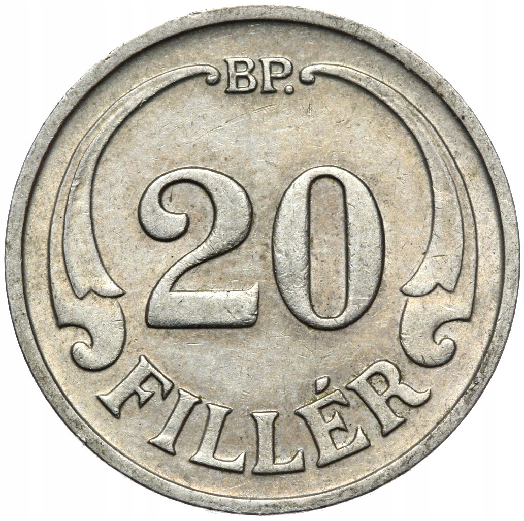 + Węgry - 20 Filler 1938 BP - RZADSZA ! - STAN !