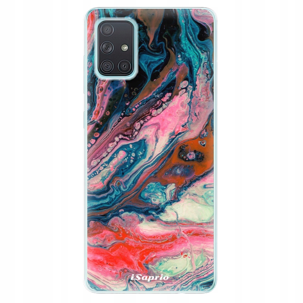 Silikonowe etui iSaprio Abstract Paint 01 do Samsung Galaxy A71