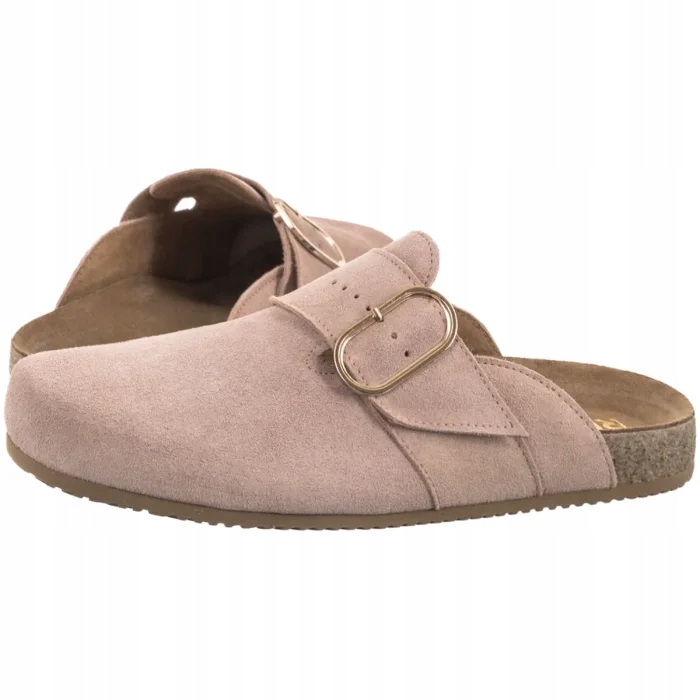 Kožené boty Dámské Nazouváky Ryłko Béžové M1BD7___ _VP3 Beige