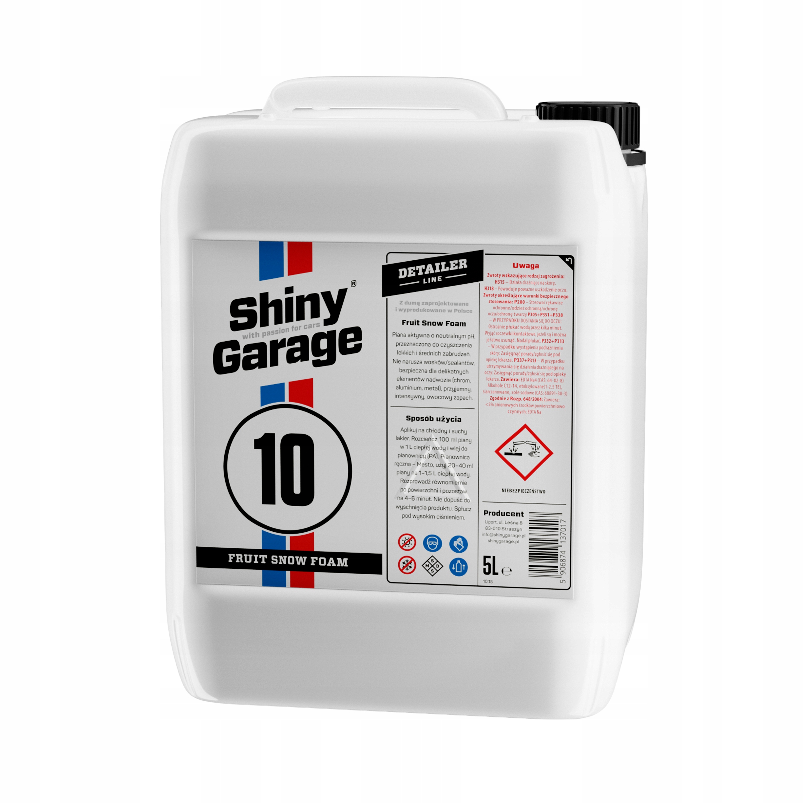 

Fruit Snow Foam 5L Aktywna Piana O Neutralnym pH