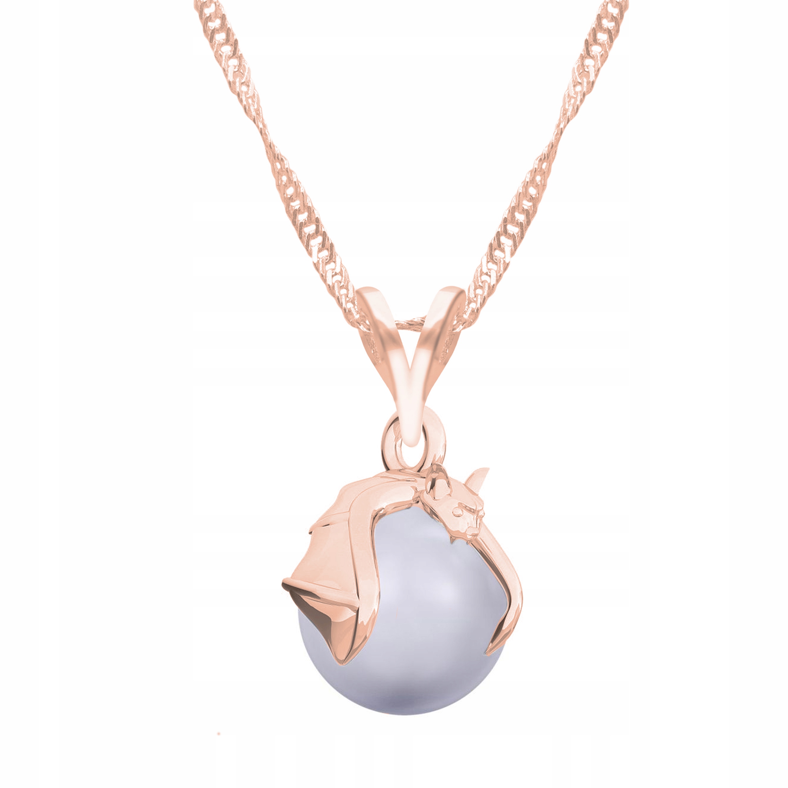 Řetízek zlatý náhrdelník 925 Netopýr Perla