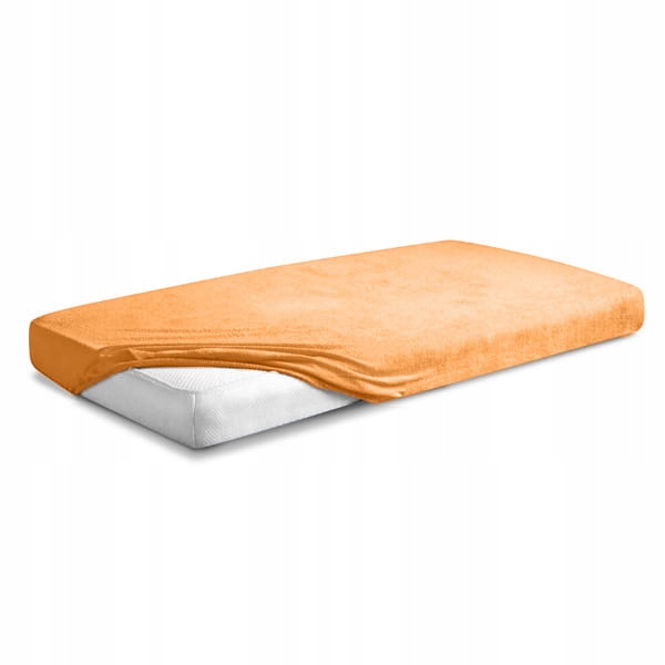 Froté Prostěradlo s gumou 150/160x190/200 Premium Lososové